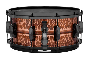 Ludwig LC663CKWNBLK 6.5x14 Hammered Copper Snare_2.jpg